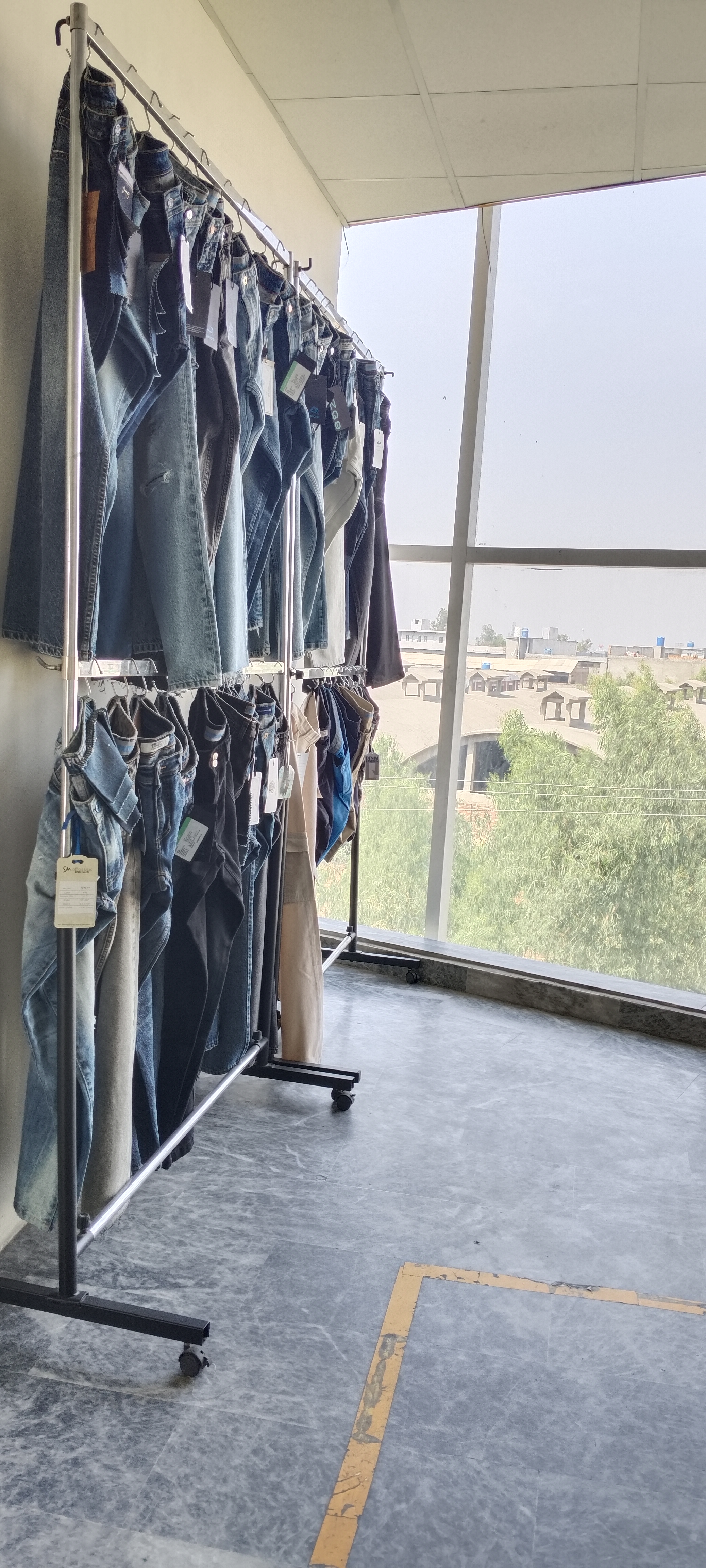 Fabric intake and storage